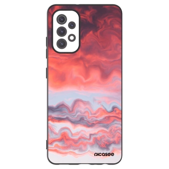 Picasee fekete szilikon tok az alábbi mobiltelefonokra Samsung Galaxy A32 5G A326B - Sunset