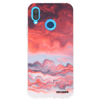 Picasee átlátszó szilikon tok az alábbi mobiltelefonokra Huawei P20 Lite - Sunset