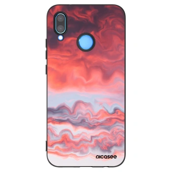 Picasee fekete szilikon tok az alábbi mobiltelefonokra Huawei P20 Lite - Sunset