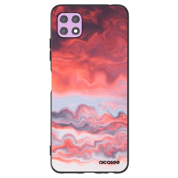 Picasee fekete szilikon tok az alábbi mobiltelefonokra Samsung Galaxy A22 A226B 5G - Sunset