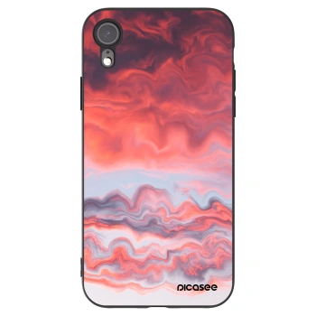 Picasee fekete szilikon tok az alábbi mobiltelefonokra Apple iPhone XR - Sunset