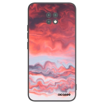Picasee fekete szilikon tok az alábbi mobiltelefonokra Xiaomi Redmi Note 9T - Sunset