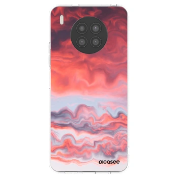 Picasee átlátszó szilikon tok az alábbi mobiltelefonokra Huawei Nova 8i - Sunset