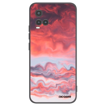 Picasee fekete szilikon tok az alábbi mobiltelefonokra Vivo Y33s - Sunset