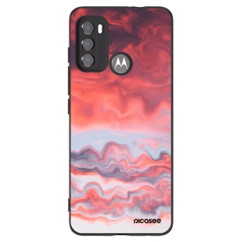 Picasee fekete szilikon tok az alábbi mobiltelefonokra Motorola Moto G60 - Sunset