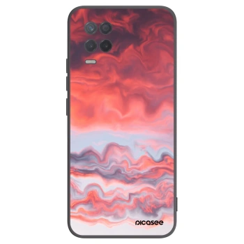 Picasee fekete szilikon tok az alábbi mobiltelefonokra Realme 8 5G - Sunset