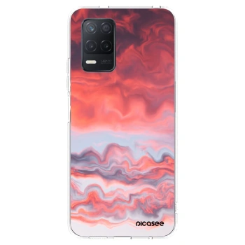 Picasee átlátszó szilikon tok az alábbi mobiltelefonokra Realme 8 5G - Sunset