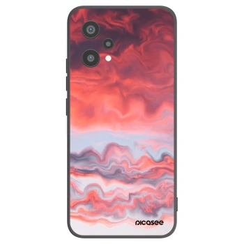 Picasee fekete szilikon tok az alábbi mobiltelefonokra Realme 9 Pro 5G - Sunset