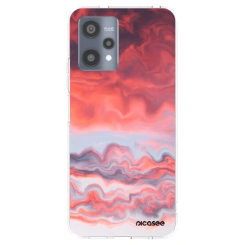 Picasee átlátszó szilikon tok az alábbi mobiltelefonokra Realme 9 Pro 5G - Sunset