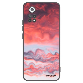 Picasee fekete szilikon tok az alábbi mobiltelefonokra Xiaomi Poco X4 Pro 5G - Sunset