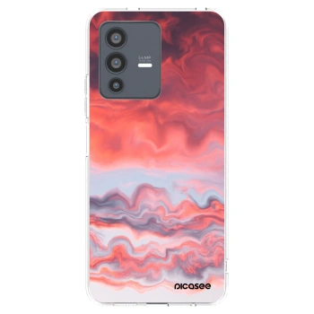 Picasee átlátszó szilikon tok az alábbi mobiltelefonokra Vivo V23 5G - Sunset