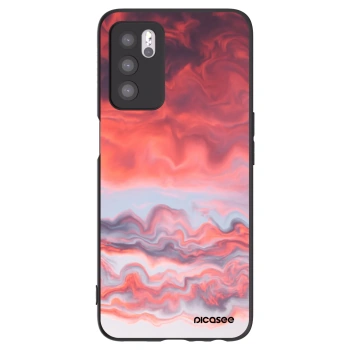 Picasee fekete szilikon tok az alábbi mobiltelefonokra OPPO A16s - Sunset