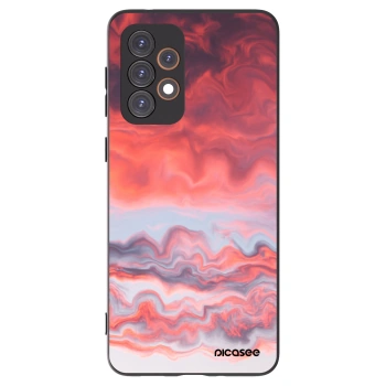 Picasee fekete szilikon tok az alábbi mobiltelefonokra Samsung Galaxy A33 5G A336 - Sunset