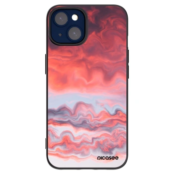 Picasee fekete szilikon tok az alábbi mobiltelefonokra Apple iPhone 14 - Sunset