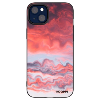 Picasee fekete szilikon tok az alábbi mobiltelefonokra Apple iPhone 14 Plus - Sunset