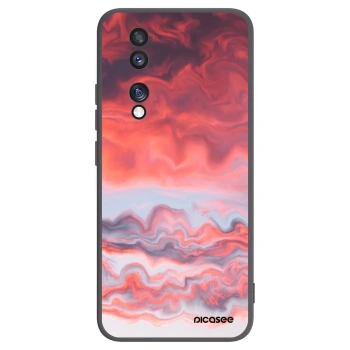 Picasee fekete szilikon tok az alábbi mobiltelefonokra Honor 70 - Sunset