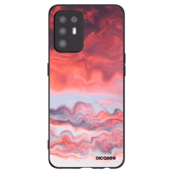 Picasee fekete szilikon tok az alábbi mobiltelefonokra OPPO A94 5G - Sunset