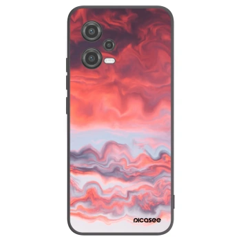 Picasee fekete szilikon tok az alábbi mobiltelefonokra Xiaomi Poco X5 - Sunset