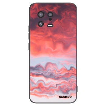 Picasee fekete szilikon tok az alábbi mobiltelefonokra Xiaomi 13 - Sunset