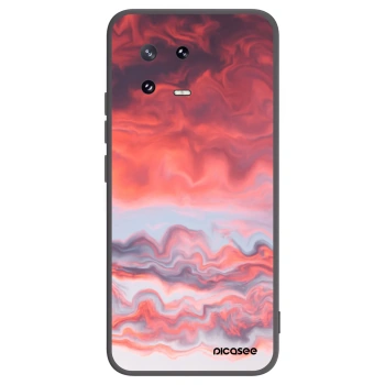 Picasee fekete szilikon tok az alábbi mobiltelefonokra Xiaomi 13 Pro - Sunset