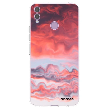 Picasee átlátszó szilikon tok az alábbi mobiltelefonokra Honor 8X - Sunset