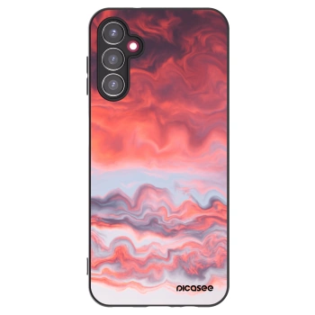 Picasee fekete szilikon tok az alábbi mobiltelefonokra Samsung Galaxy A14 4G A145R - Sunset