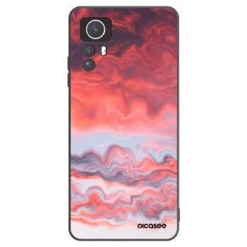 Picasee fekete szilikon tok az alábbi mobiltelefonokra Xiaomi Redmi Note 12S - Sunset