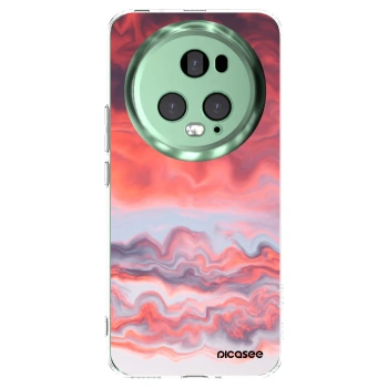 Picasee átlátszó szilikon tok az alábbi mobiltelefonokra Honor Magic5 Pro - Sunset