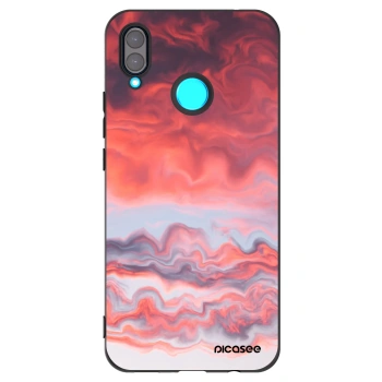 Picasee fekete szilikon tok az alábbi mobiltelefonokra Huawei Nova 3 - Sunset