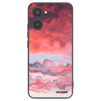 Picasee fekete szilikon tok az alábbi mobiltelefonokra Realme 10 4G - Sunset