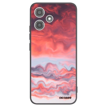 Picasee fekete szilikon tok az alábbi mobiltelefonokra Xiaomi Redmi 12 5G - Sunset