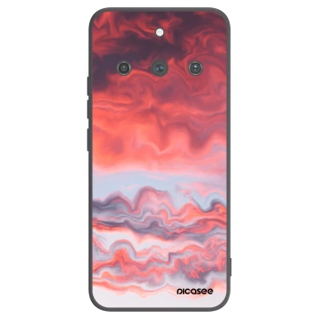 Picasee fekete szilikon tok az alábbi mobiltelefonokra Realme 11 Pro+ - Sunset