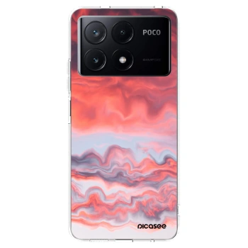 Picasee átlátszó szilikon tok az alábbi mobiltelefonokra Xiaomi Poco X6 Pro - Sunset