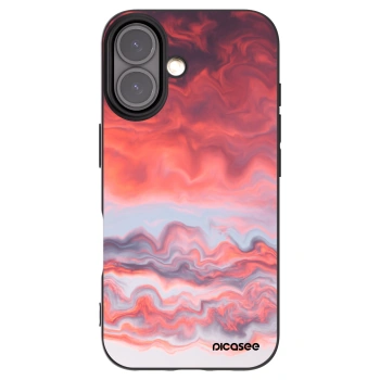 Picasee fekete szilikon tok az alábbi mobiltelefonokra Apple iPhone 16 - Sunset