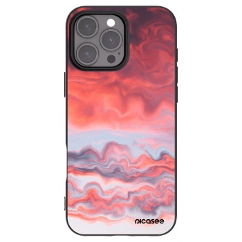 Picasee fekete szilikon tok az alábbi mobiltelefonokra Apple iPhone 16 Pro Max - Sunset