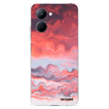 Picasee átlátszó szilikon tok az alábbi mobiltelefonokra Realme C33 (2023) - Sunset