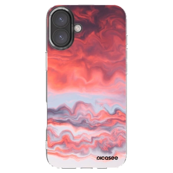 Picasee átlátszó szilikon tok az alábbi mobiltelefonokra Apple iPhone 16 Plus - Sunset
