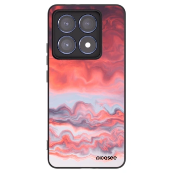 Picasee fekete szilikon tok az alábbi mobiltelefonokra Xiaomi 14T Pro - Sunset