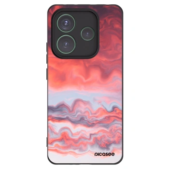 Picasee fekete szilikon tok az alábbi mobiltelefonokra Xiaomi Redmi Note 14 5G - Sunset