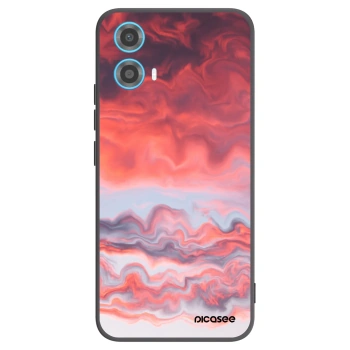 Picasee fekete szilikon tok az alábbi mobiltelefonokra Motorola Moto G34 5G - Sunset
