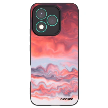 Picasee fekete szilikon tok az alábbi mobiltelefonokra Honor 400 Lite 5G - Sunset