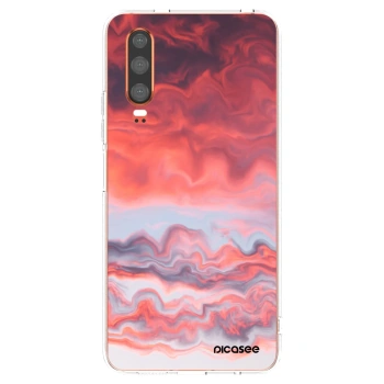 Picasee átlátszó szilikon tok az alábbi mobiltelefonokra Huawei P30 - Sunset