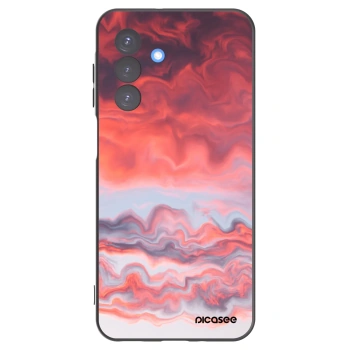 Picasee fekete szilikon tok az alábbi mobiltelefonokra Samsung Galaxy A17 5G - Sunset