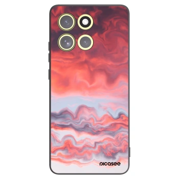 Picasee fekete szilikon tok az alábbi mobiltelefonokra Motorola Moto G86 Power 5G - Sunset