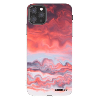 Picasee átlátszó szilikon tok az alábbi mobiltelefonokra Apple iPhone 11 Pro Max - Sunset
