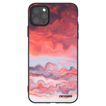 Picasee fekete szilikon tok az alábbi mobiltelefonokra Apple iPhone 11 Pro Max - Sunset