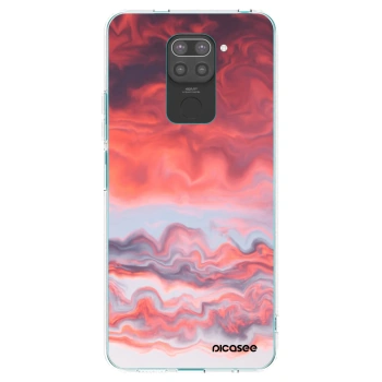 Picasee fekete szilikon tok az alábbi mobiltelefonokra Xiaomi Redmi Note 9 - Sunset