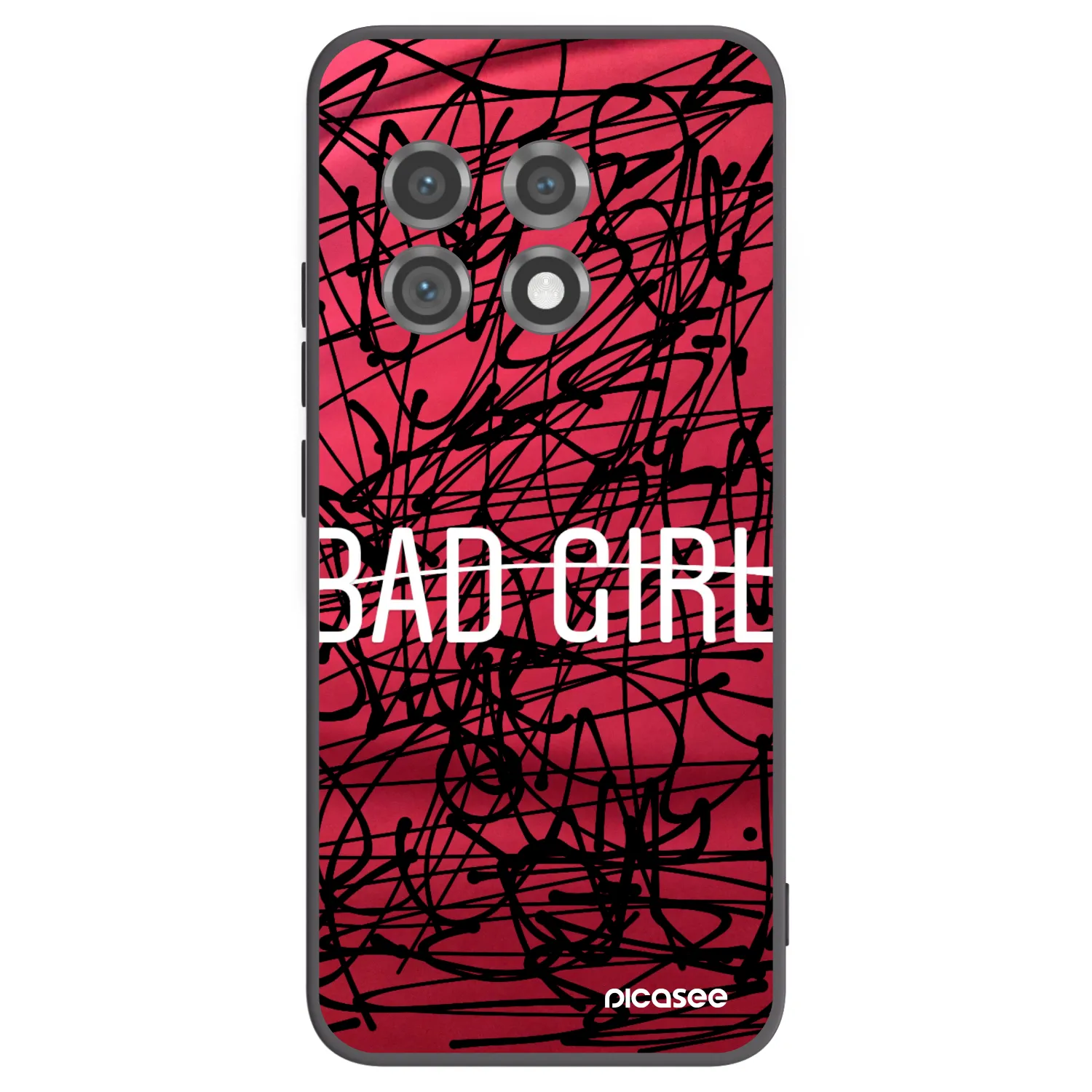 Picasee fekete szilikon tok az alábbi mobiltelefonokra OnePlus 11 5G - Bad girl
