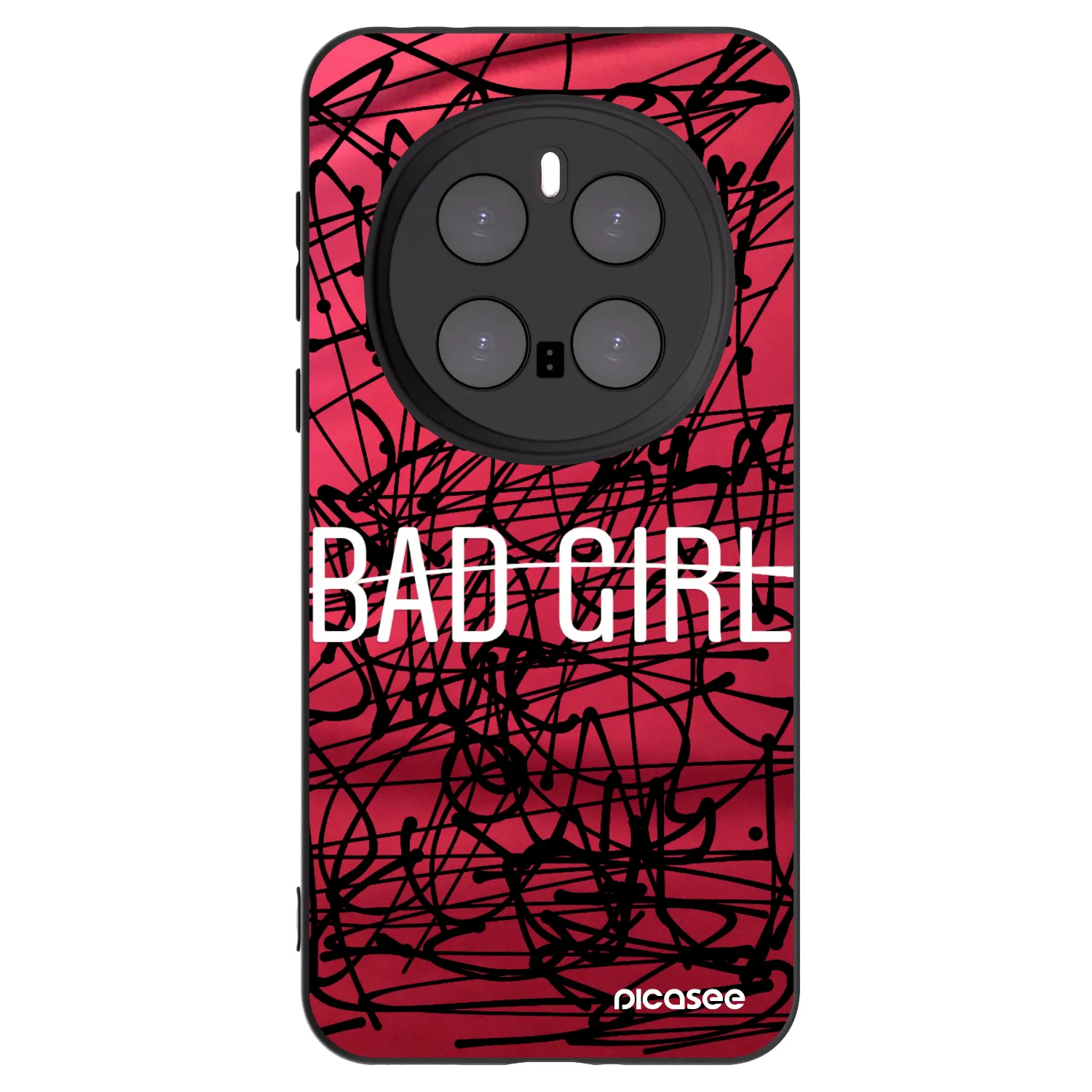 Picasee fekete szilikon tok az alábbi mobiltelefonokra Honor Magic7 Pro 5G - Bad girl