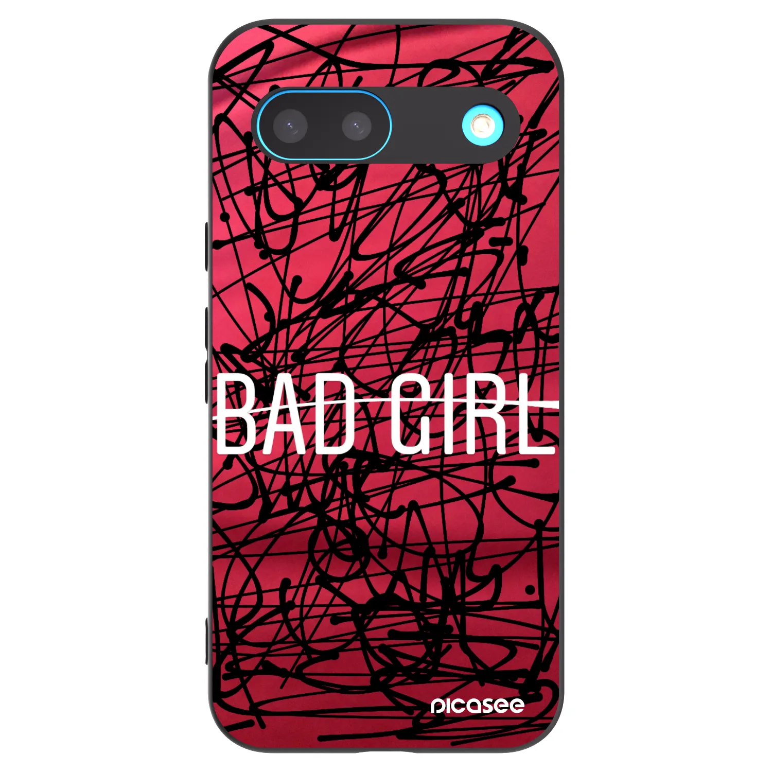 Picasee fekete szilikon tok az alábbi mobiltelefonokra Google Pixel 8 - Bad girl